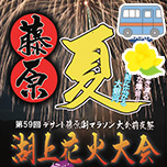 藤原湖花火大会(第58回デサント藤原湖マラソン前夜祭)