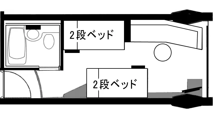 フォレストキャビン間取り図