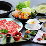 【リフト券付】ご夕食「上州牛のしゃぶしゃぶ和膳」1泊2食