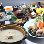 ご夕食「上州地鶏の博多水炊き和膳」1泊2食★群馬ブランド地鶏の滋味深い味わいを愉しむ