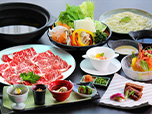 ご夕食「上州牛のしゃぶしゃぶ和膳」プラン