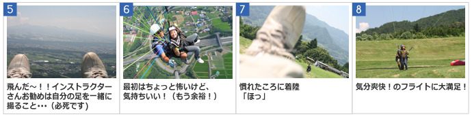 タンデムツアーの流れ5~8