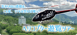 ヘリコプター遊覧ツアー