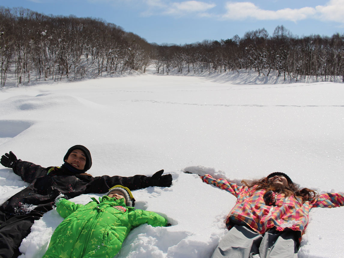Fun in the Snow for Children