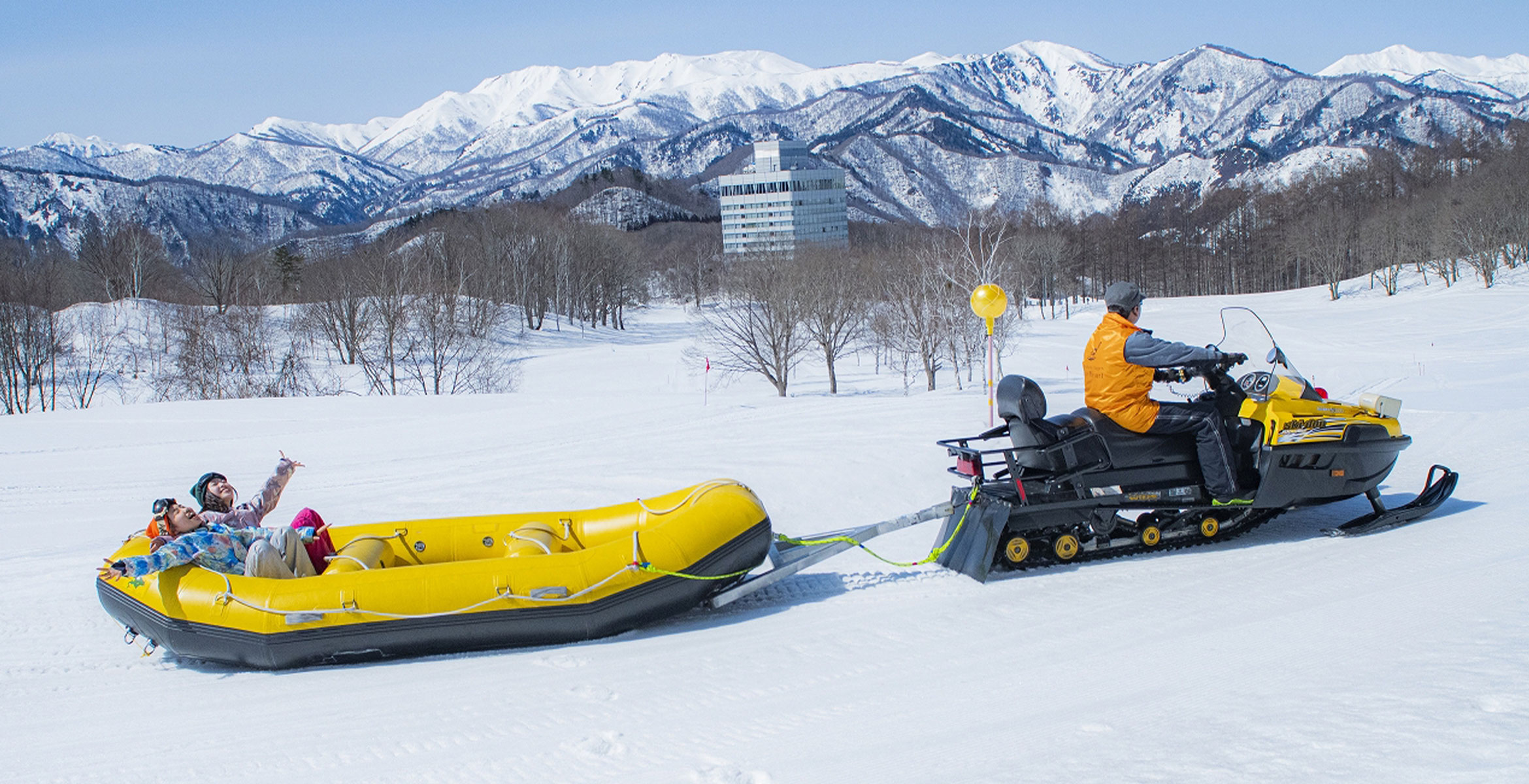 Snow Rafting