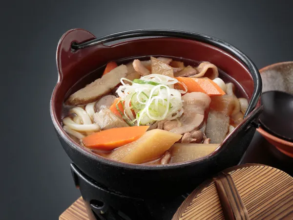 ホテル名物マタギの小鍋