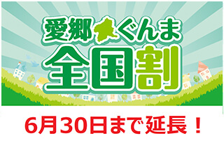 愛郷ぐんま全国割　さらに延長！2023年6月30日まで！