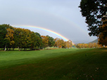 2015年10月17日　水上高原ゴルフコースの虹