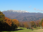 2015年11月1日　水上高原ゴルフコースからの朝日岳