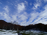 2016年11月10日　「水上高原ゴルフコース」雪景色