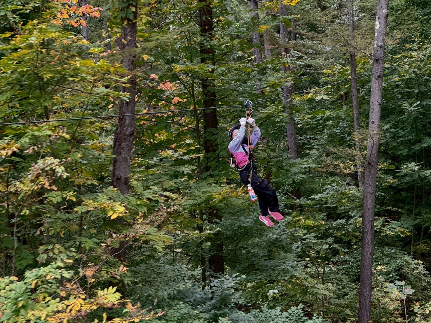 2025年10月19日「水上高原フォレストジップライン」