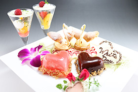 おふたりでシェアしたいただく　ホワイトデードルチェ