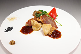 上州地鶏のサルティンボッカ