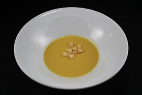 豆乳とトウモロコシのスープ