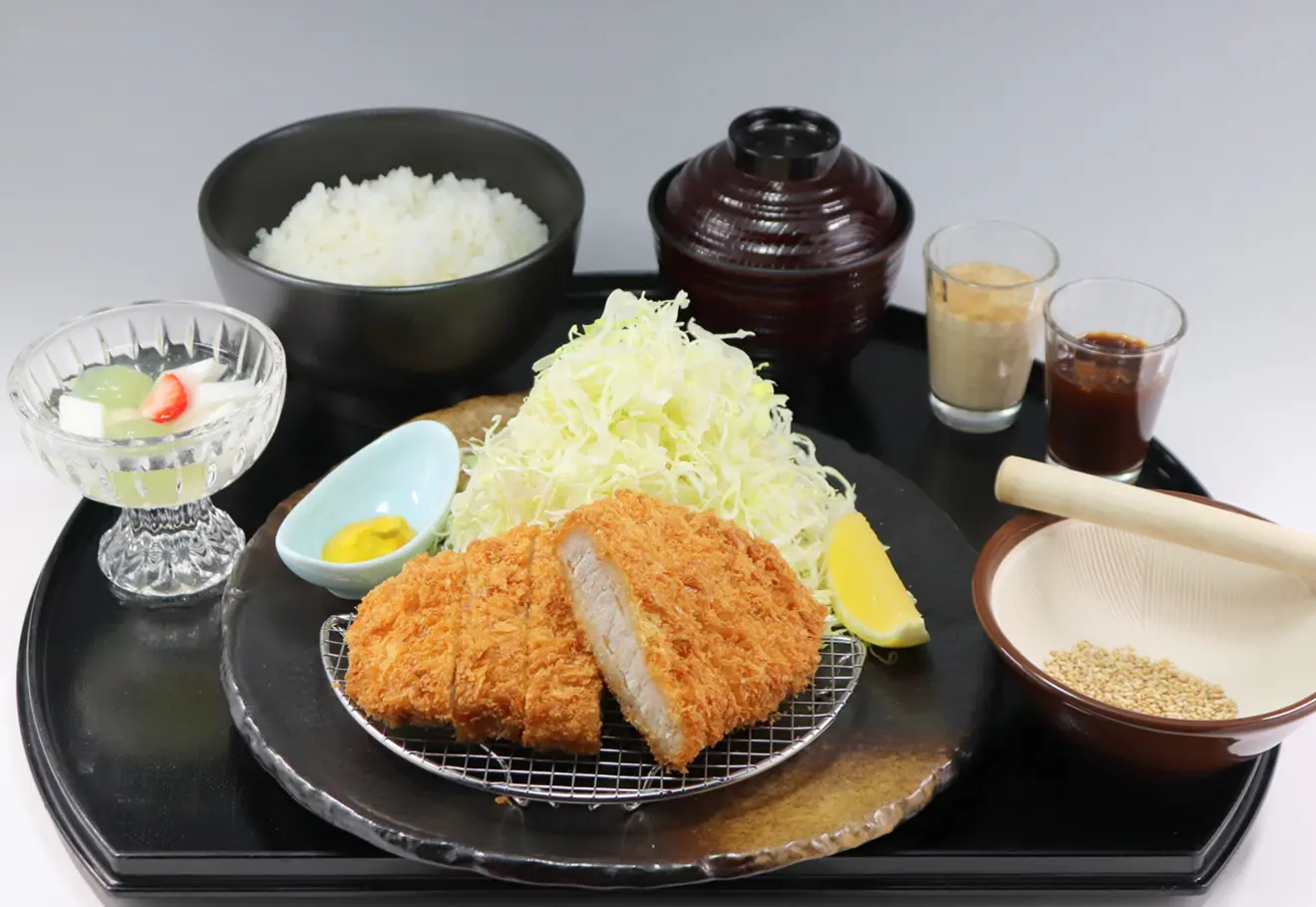 上州麦豚のとんかつ御膳