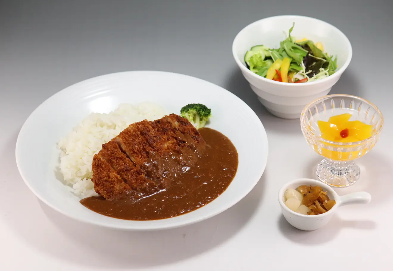三元豚のカツカレーセット