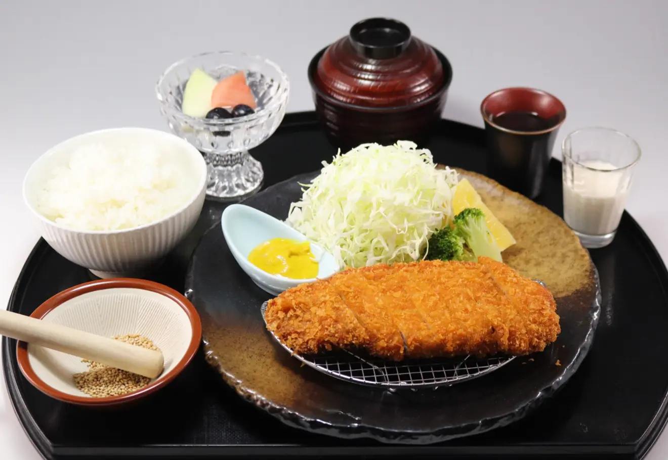 上州麦豚のとんかつ御膳