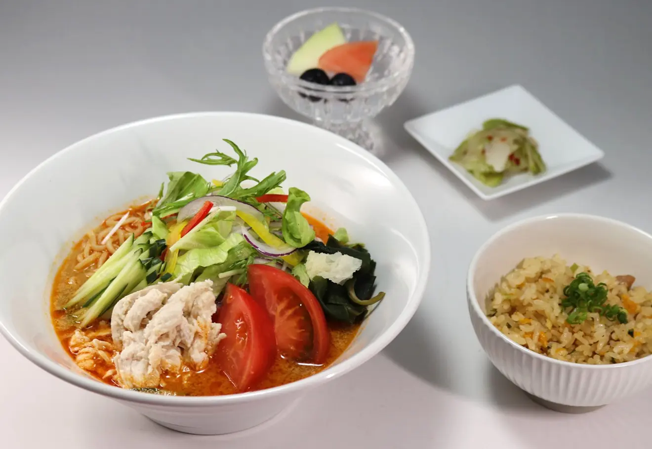 冷し担々麵セット