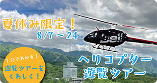 ヘリコプター遊覧ツアー