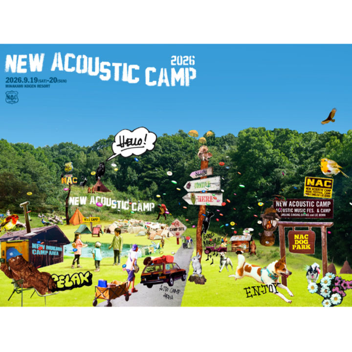 【NEW ACOUSTIC CAMP 2026】宿泊プラン受付開始日のお知らせ