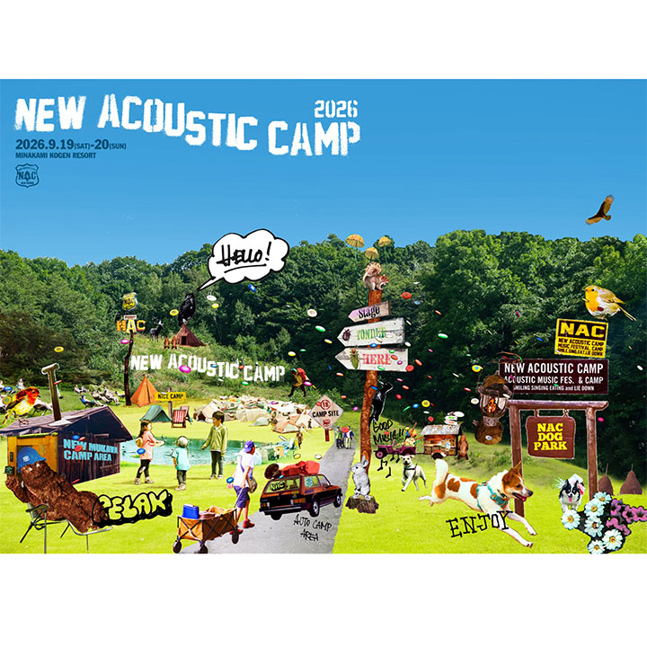 【NEW ACOUSTIC CAMP 2026】宿泊プラン受付開始日のお知らせ