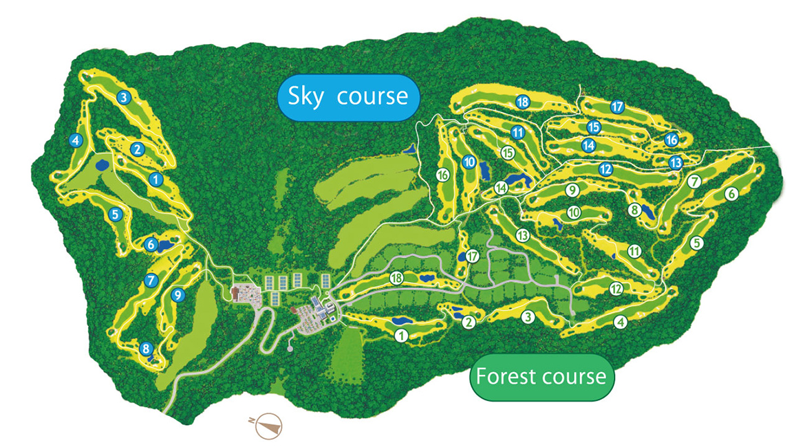 Golf Course Map