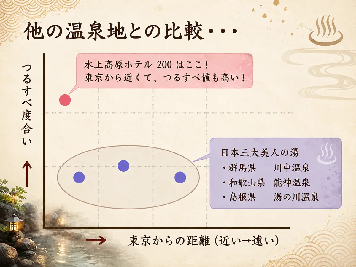 水上温泉郷 上の原温泉「美肌の湯」とは