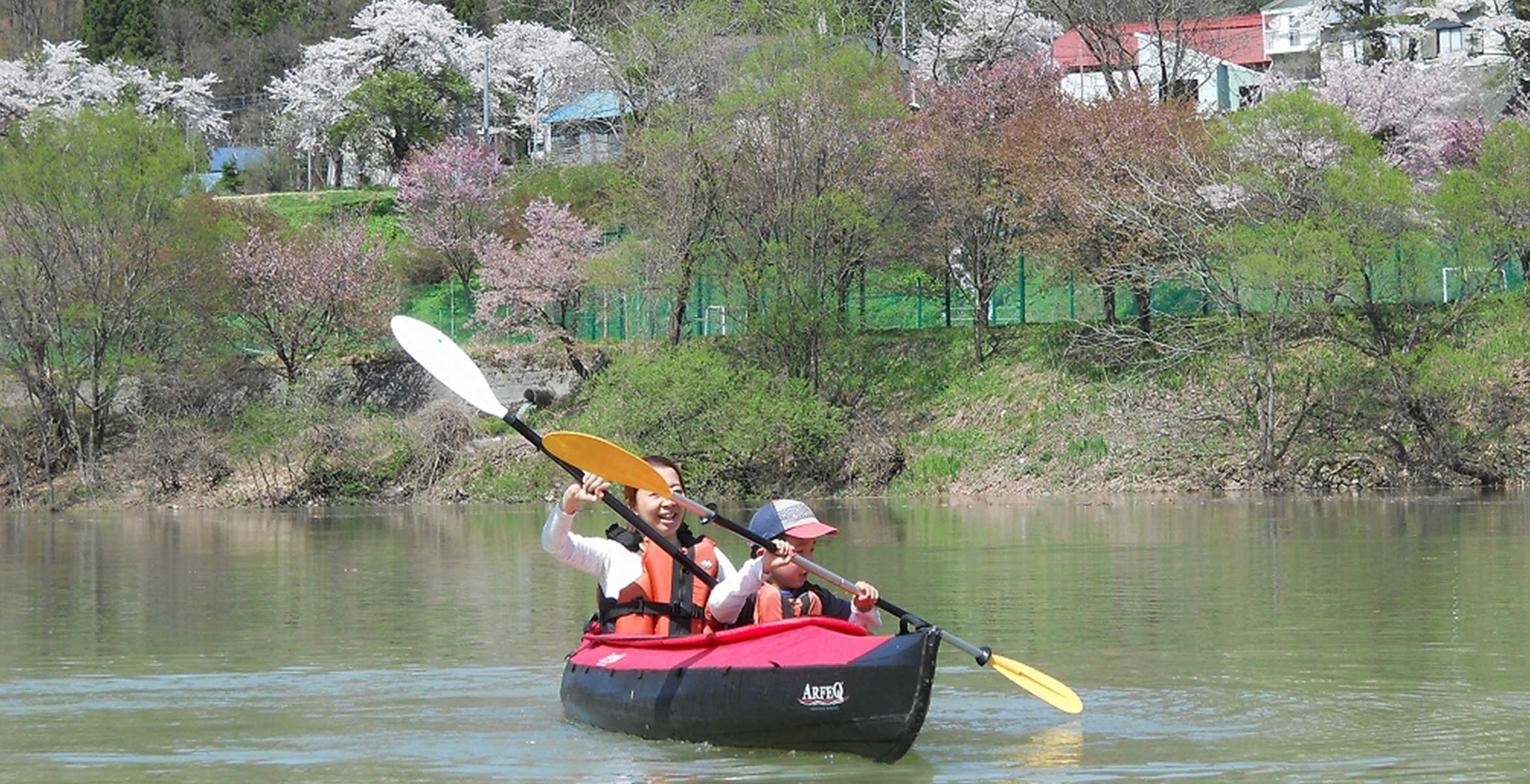 湖上划船